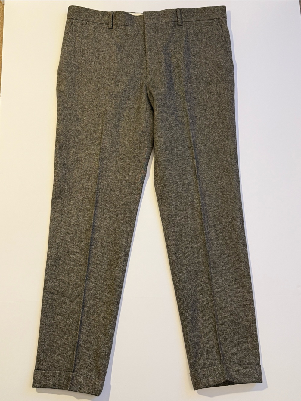 Polo Ralph Lauren Wool Dress Pants Size 38 Gray Made in Italy